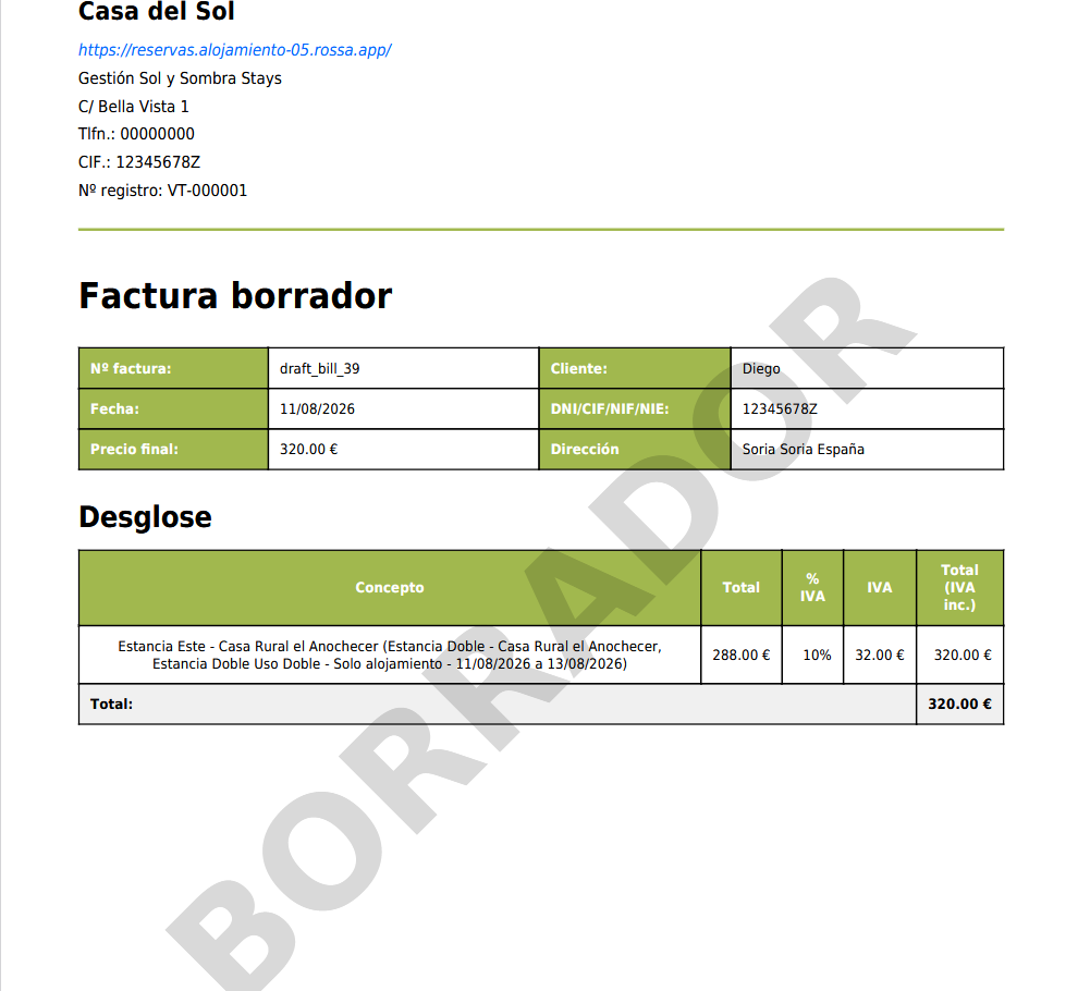 Borrador generado